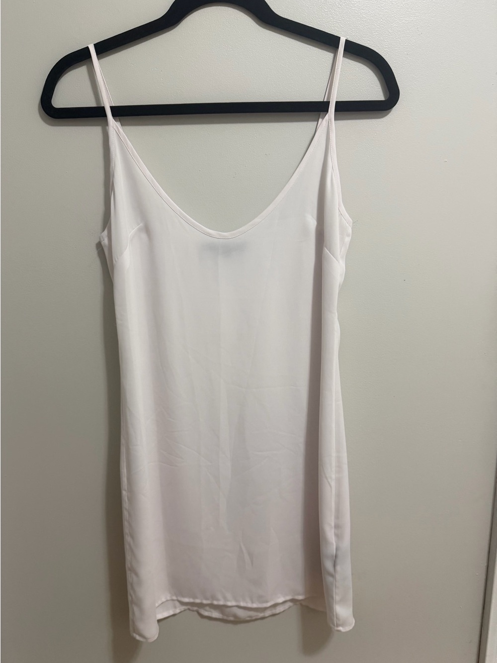 AllSaints Ricia Dusk Silk Slip Dress Light Pale Pink XS - SLIP ONLY